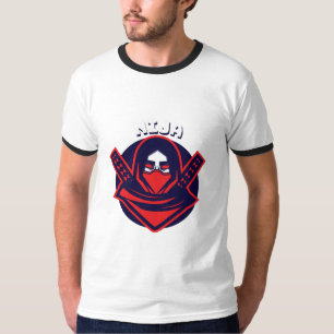 Ninja-Logo – Fettem Krieger-Emblem T-Shirt