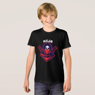 Ninja-Logo – Fettem Krieger-Emblem Tri-Blend Shirt