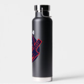 Ninja-Logo – Fettem Krieger-Emblem Trinkflasche (Links)