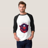 Ninja-Logo – Fettes Krieger-Emblem T-Shirt (Vorne ganz)