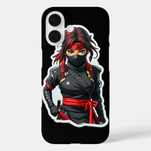 Ninja-Mädchen iPhone 16 Hülle