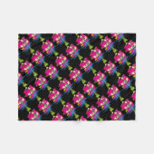 Ninja Mädchen Fleecedecke (Vorderseite (Horizontal))