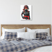 Ninja-Mädchen Leinwanddruck (Insitu (Schlafzimmer))