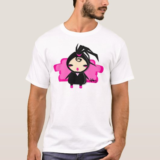 ninja Mädchen T-Shirt (Vorderseite)