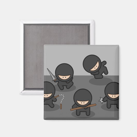 Ninja Magnet (Vorderseite/Rückseite)