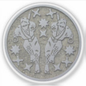 Ninja Manhole Aufkleber (Vorderseite)