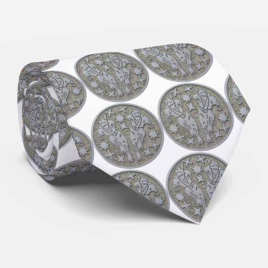 Ninja Manhole Krawatte (Gerollt)