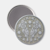 Ninja Manhole Magnet (Vorderseite/Rückseite)