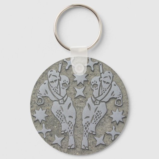 Ninja Manhole Schlüsselanhänger (Vorderseite)