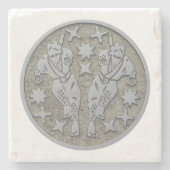 Ninja Manhole Steinuntersetzer (Vorderseite)