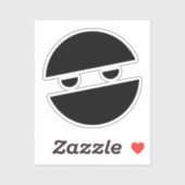 Ninja Mask Aufkleber (Blatt)