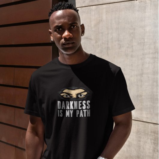 Ninja Mask Darkness Quote T-Shirt