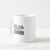 Ninja.. Mathematiker Kaffeetasse (Vorderseite Links)