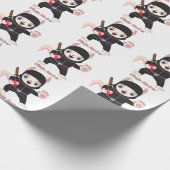 Ninja MEOW™ Geschenkpapier (Ecke)