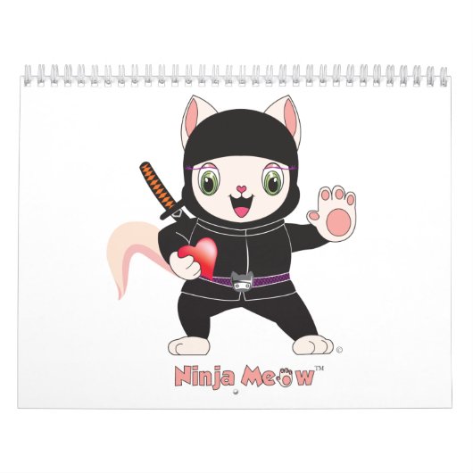 Ninja MEOW™ Kalender (Titelbild)