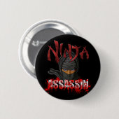 Ninja Meuchelmörder Button (Vorne & Hinten)