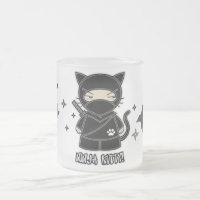 Ninja Miezekatze! Mit Shurikens Tasse