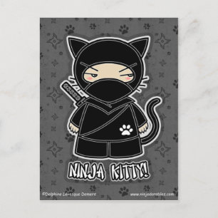 Ninja Miezekatze! Postkarte
