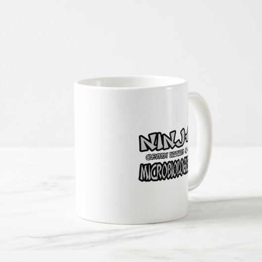 Ninja... Mikrobiologe Kaffeetasse (VorderseiteRechts)