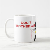 Ninja mit der nähende Nadel-Tasse Kaffeetasse (Links)