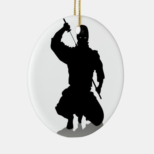 Ninja mit Klinge Keramikornament (Rechts)