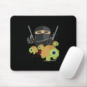 Ninja mit Schildkröten Mousepad (Mit Mouse)