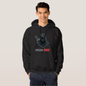 Ninja MMA Kämpfer Kampfsport Design Hoodie (Vorne ganz)
