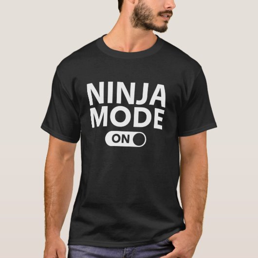 Ninja-Modus Ein T-Shirt (Vorderseite)