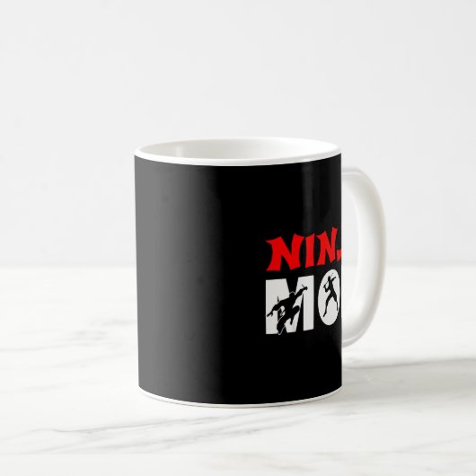 Ninja Mom Funny Ninja Mom For Women Kaffeetasse (VorderseiteRechts)