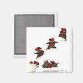 Ninja Mops Snack Attack! Magnet (Vorderseite/Rückseite)