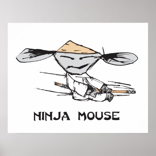 Ninja Mouse Poster (Vorne)