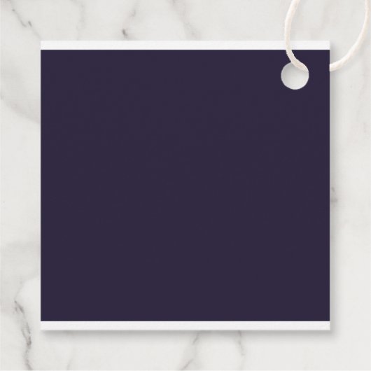 NINJA Movie Star Warrior Kicking it Karate Party Geschenkanhänger (Rückseite)