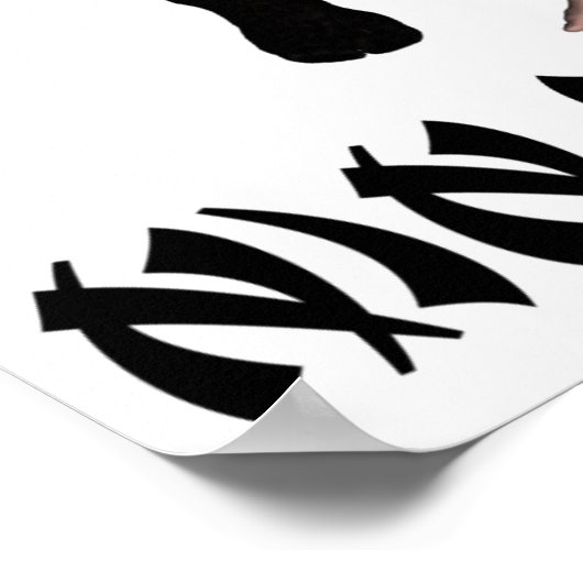 Ninja-neer-Poster Poster (Ecke)