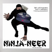 Ninja-neer-Poster Poster (Vorne)
