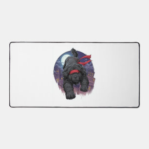 Ninja Newfie � Schleichender großer Hund Schreibtischunterlage