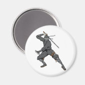 Ninja ~ Ninjas 2 Martial Arts Krieger Fantasie Art Magnet (Vorderseite/Rückseite)
