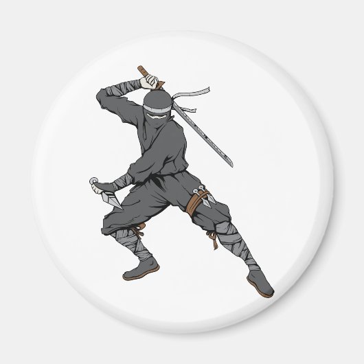 Ninja ~ Ninjas 2 Martial Arts Krieger Fantasie Art Magnet (Vorne)