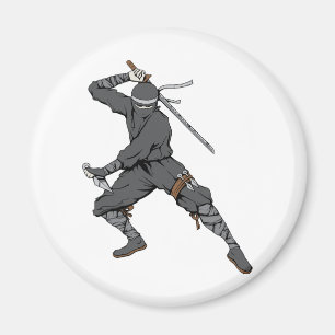 Ninja ~ Ninjas 2 Martial Arts Warrior Fantasy Art Magnet