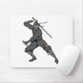 Ninja ~ Ninjas 2 Martial Arts Warrior Fantasy Art Mousepad (Mit Mouse)