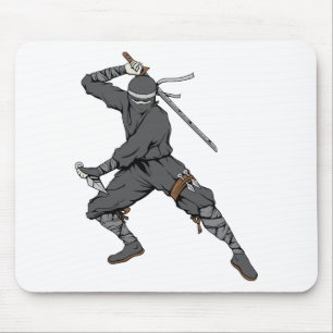 Ninja ~ Ninjas 2 Martial Arts Warrior Fantasy Art Mousepad