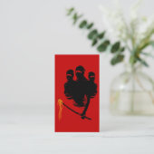 ninja Nudeln Visitenkarte (Stehend Vorderseite)