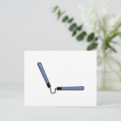 Ninja Nunchucks Postkarte (Stehend Vorderseite)