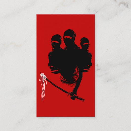 Ninja Nuodles Visitenkarte (Vorderseite)