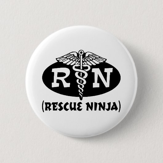 Ninja Nurse Button (Vorderseite)