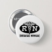 Ninja Nurse Button (Vorne & Hinten)