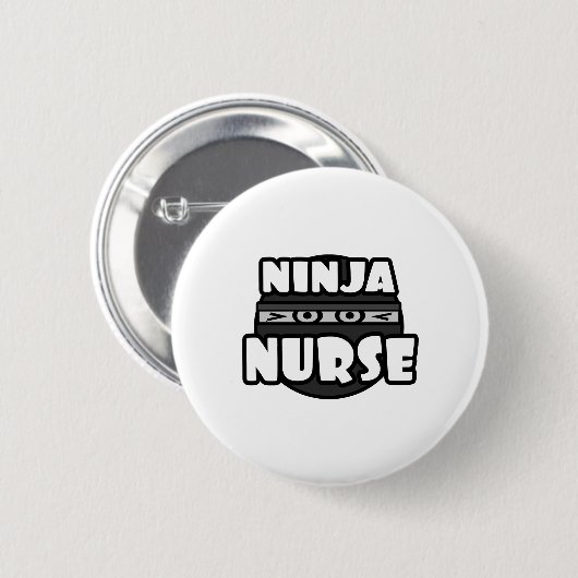 Ninja Nurse Button (Vorne & Hinten)