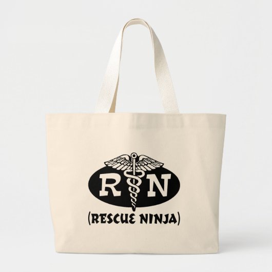 Ninja Nurse Jumbo Stoffbeutel (Vorne)