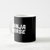NINJA NURSE KAFFEE TASSE (Vorderseite Links)