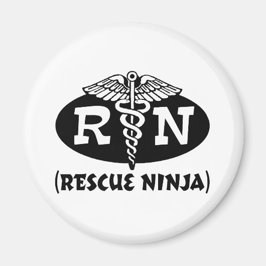 Ninja Nurse Magnet (Vorne)