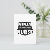 Ninja Nurse Postkarte (Stehend Vorderseite)